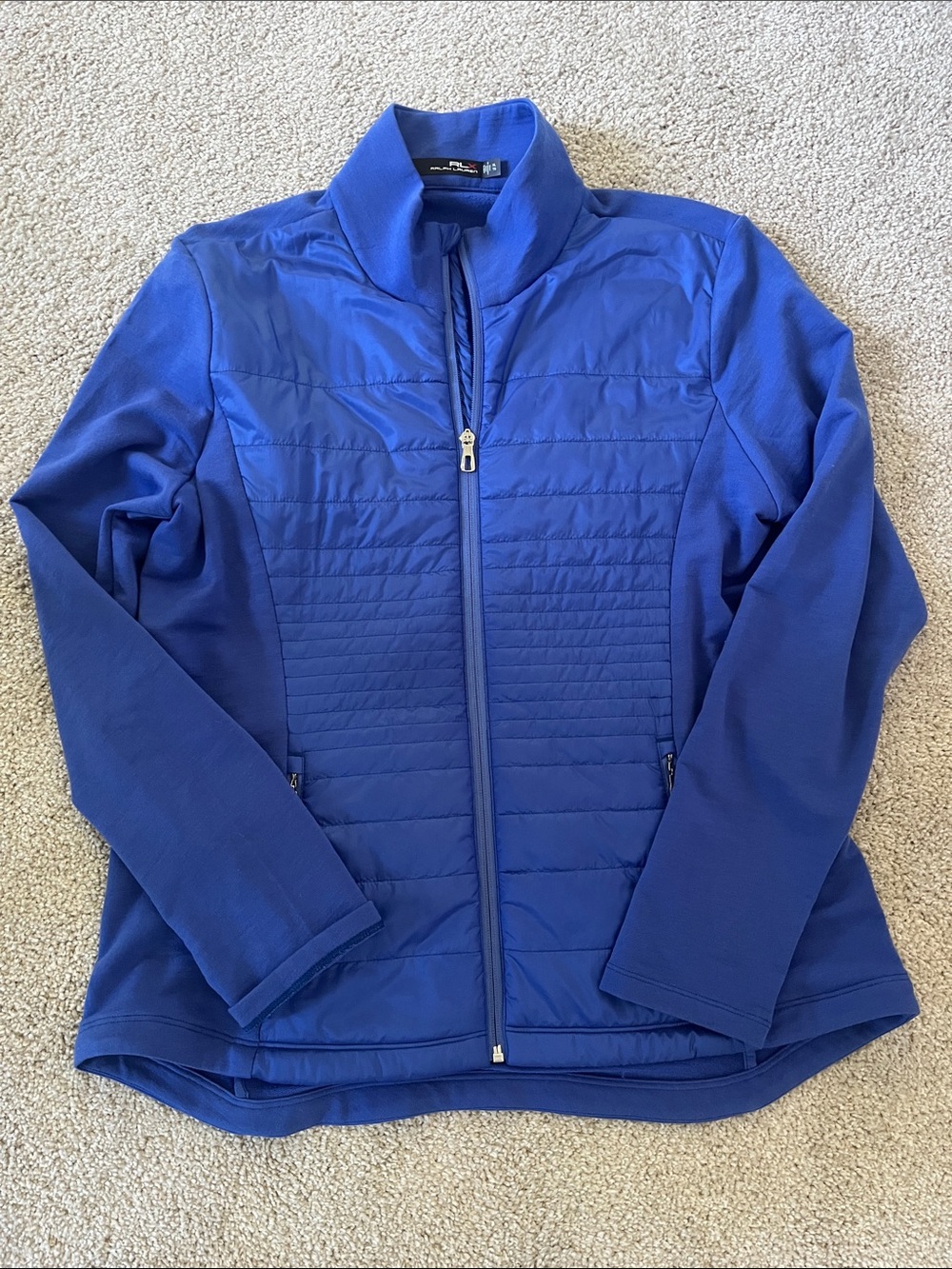 RLX Ralph Lauren Royal Blue Quilted Hybrid Jacket